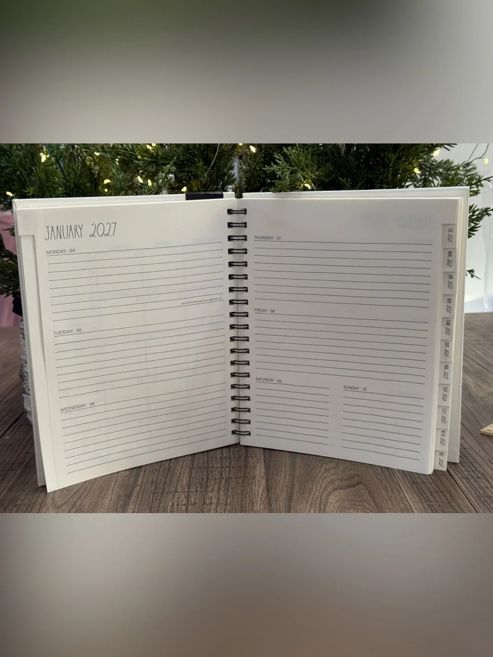 ✨Brand NEW w/Tags Rae Dunn TWENTY TWENTY-SEVEN. 17 Month Spiral Planner ✨